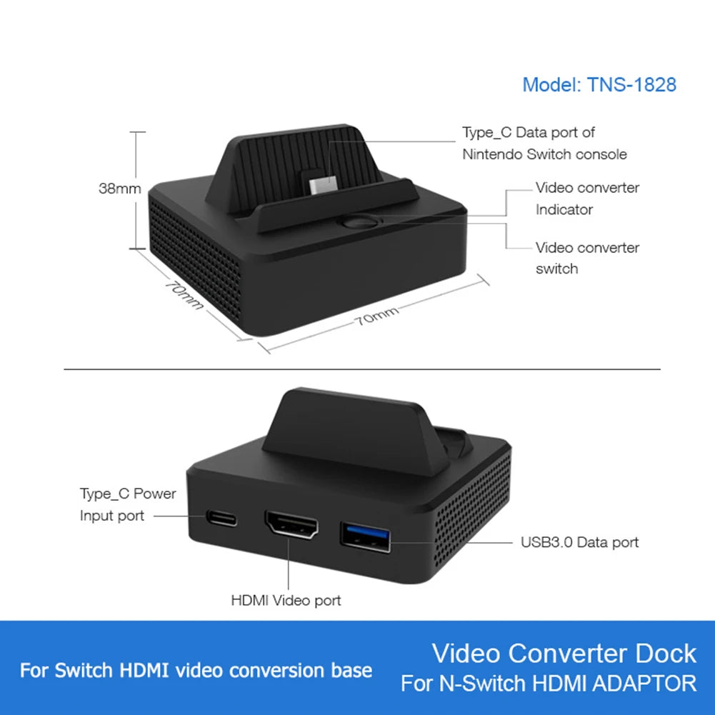 Portable TNS-182 Charging Dock Docking Station HDMI-compatible