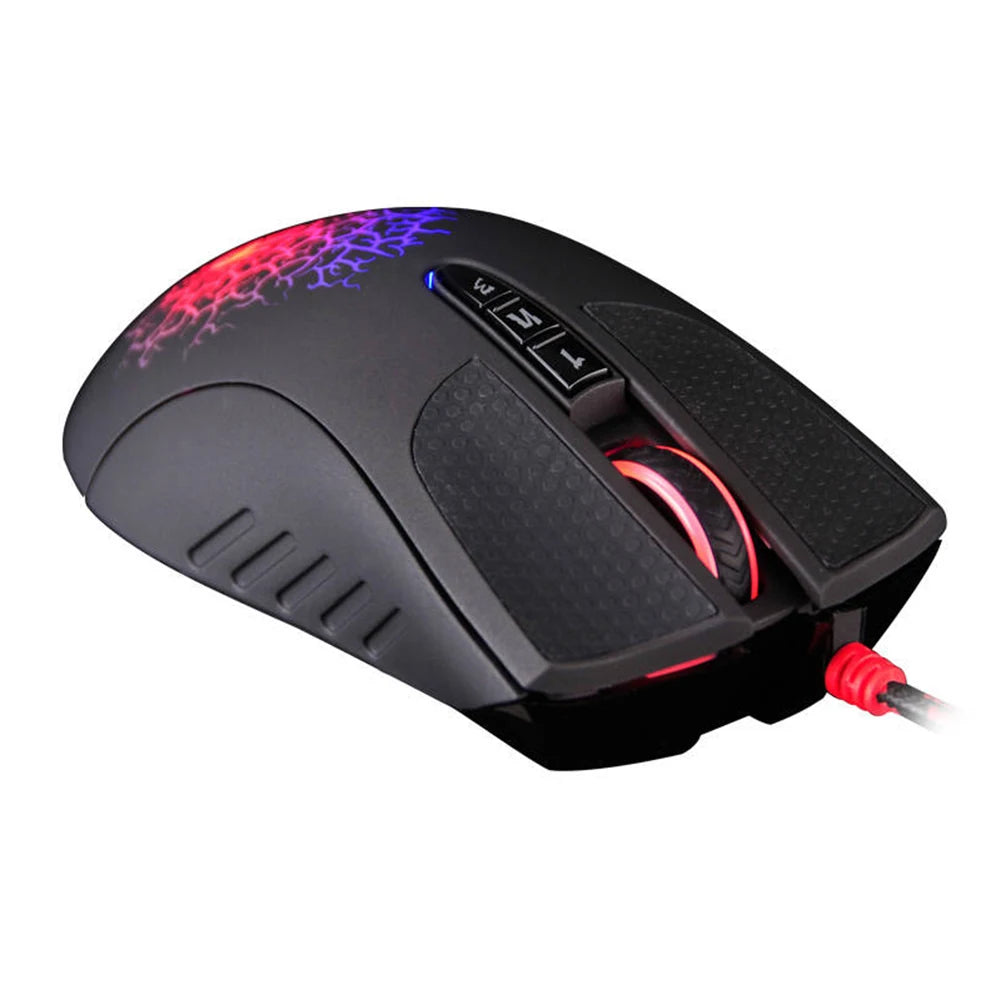 A90 USB Wired Gaming Mouse 4000DPI 8 Buttons Optical Sensor Colorful