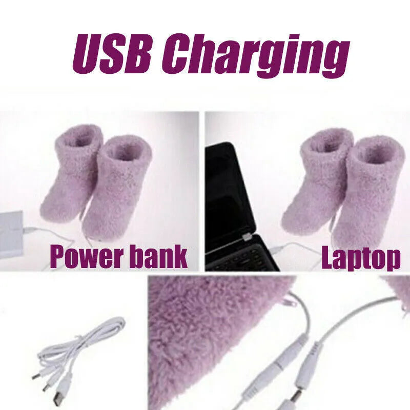 USB Warmer Washable Electric Shoe