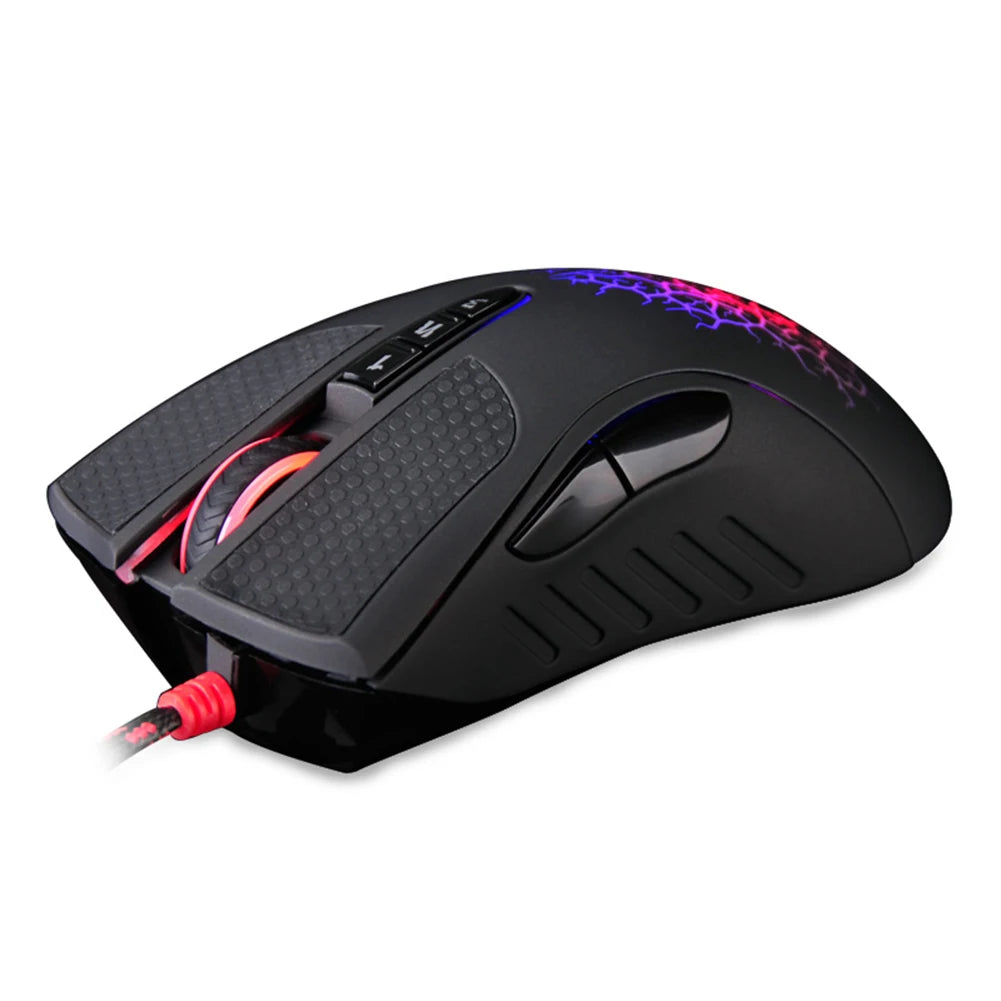 A90 USB Wired Gaming Mouse 4000DPI 8 Buttons Optical Sensor Colorful