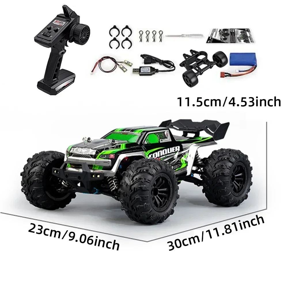 1:16 Scale Large Off Road Monster Truck 50km/h High Speed Remote Control Car 2.4G 4WD