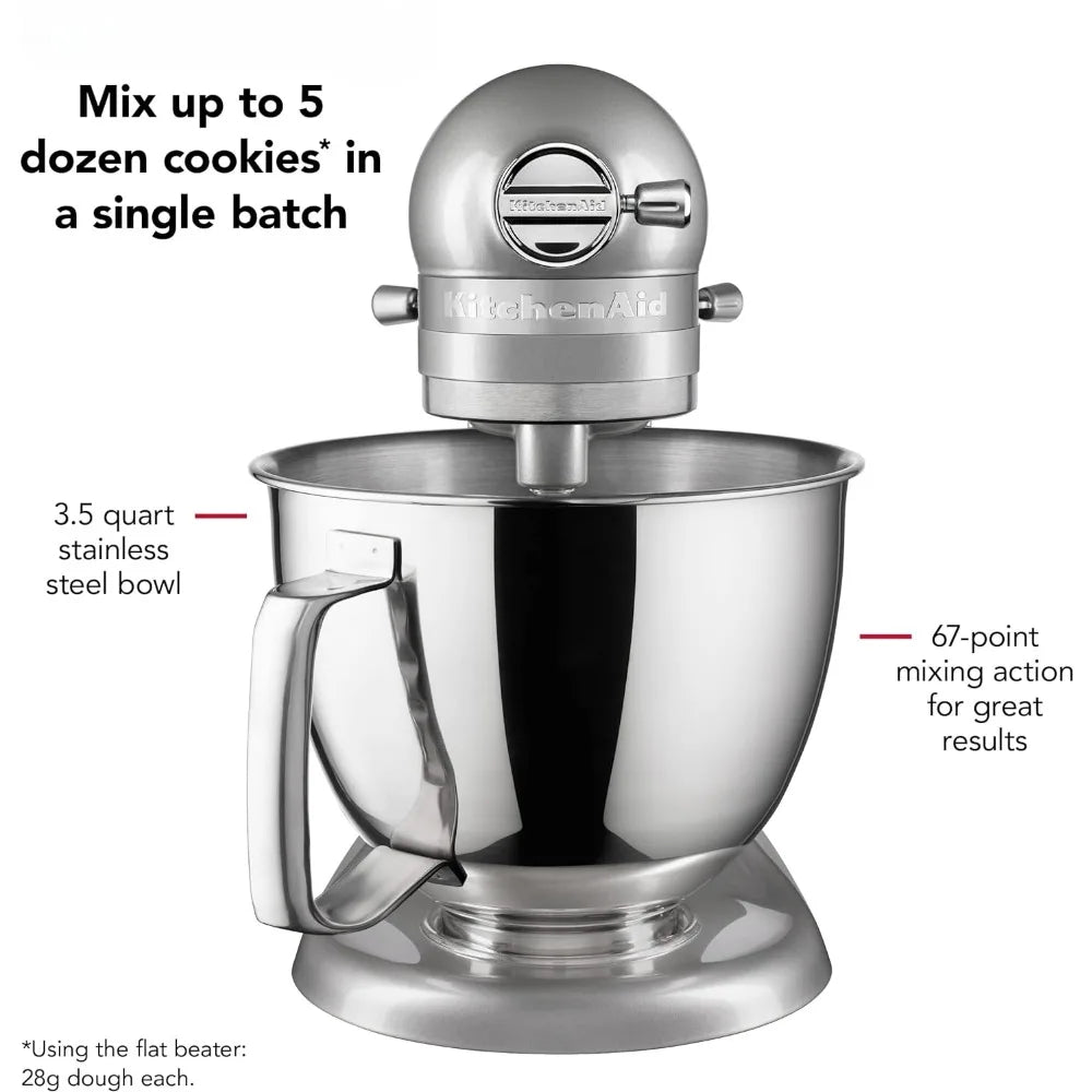 Mini 3.5 Quart Tilt-Head Stand Mixer, 10-Speed