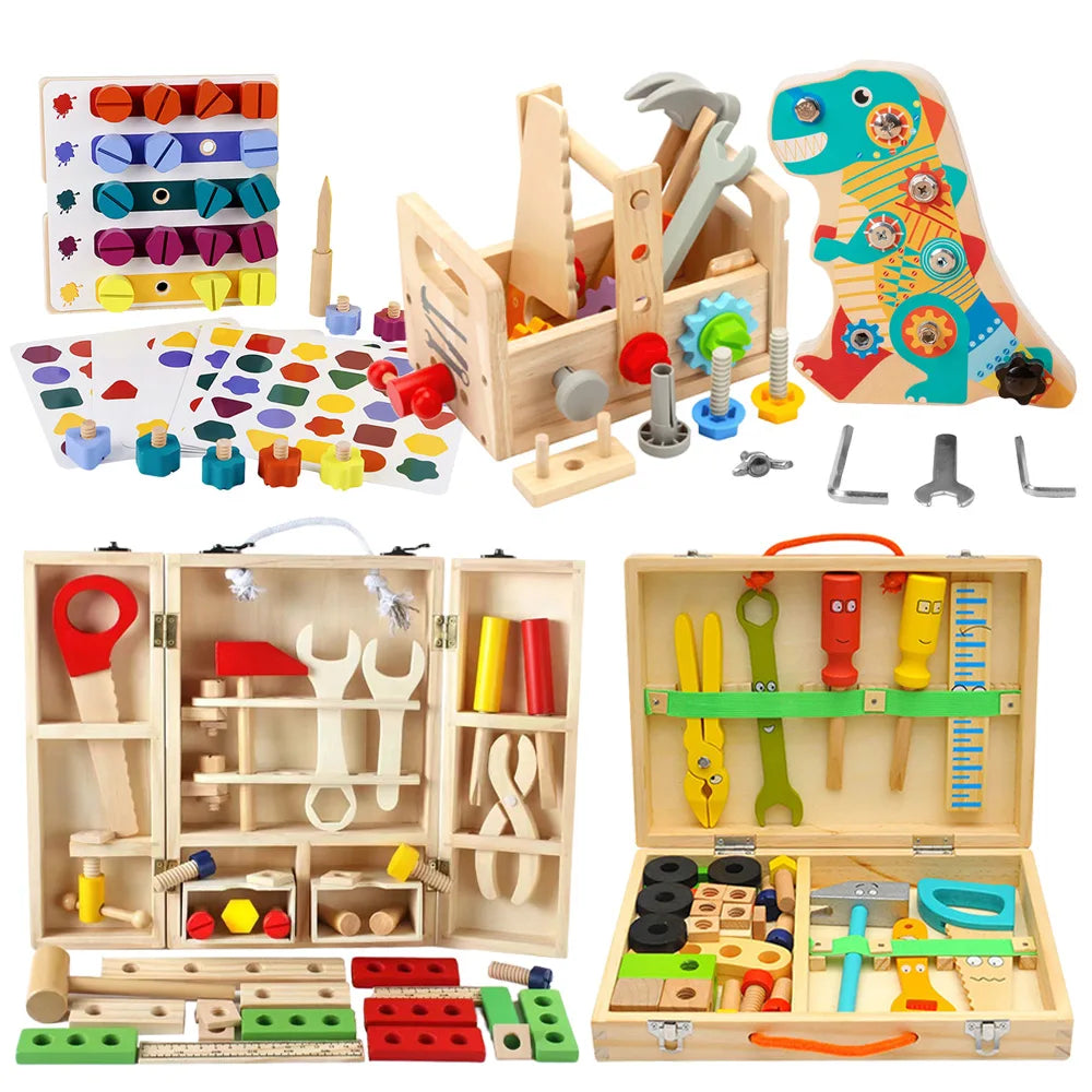 Kids Wooden Toolbox