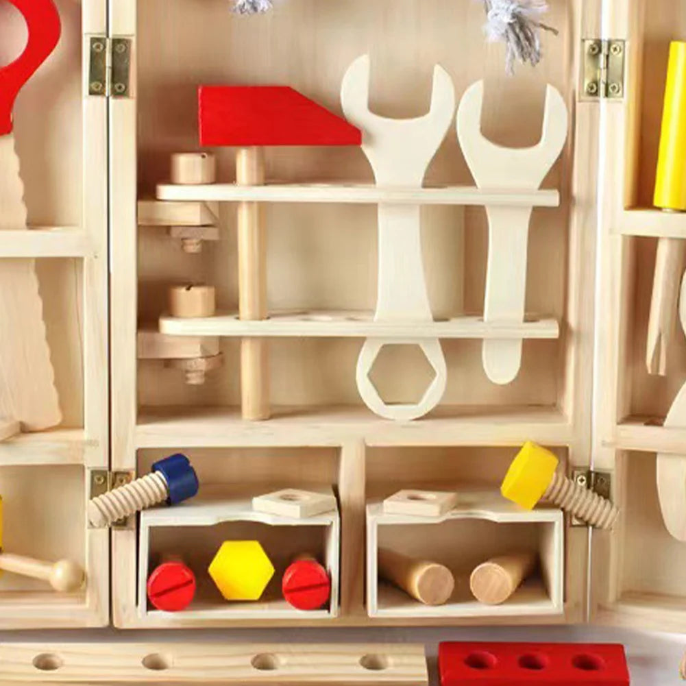 Kids Wooden Toolbox