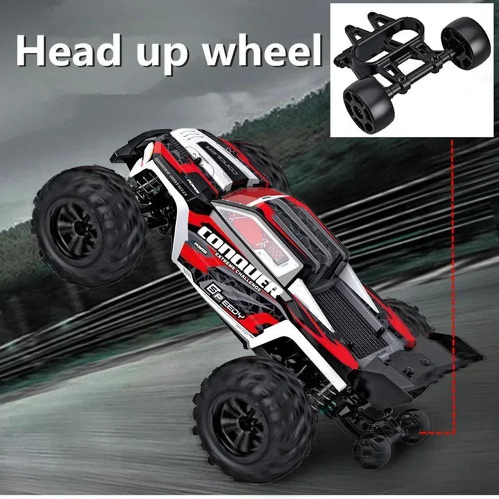 1:16 Scale Large Off Road Monster Truck 50km/h High Speed Remote Control Car 2.4G 4WD