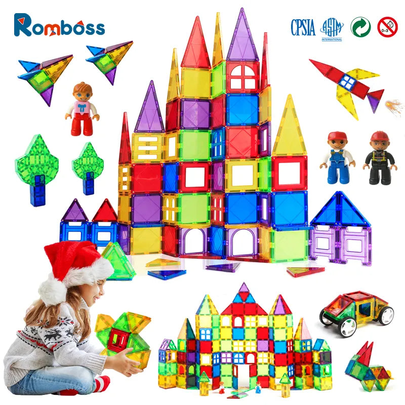 1Set Big Size Magnetic Building Blocks