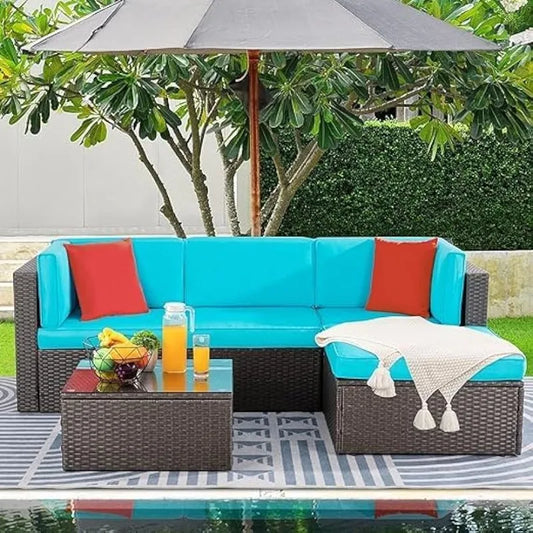 All-Weather 5 Pieces Patio Furniture Sets