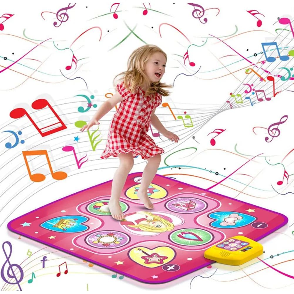 Musical Piano Mat Floor Keyboard Dance Mat with 5 Game Modes