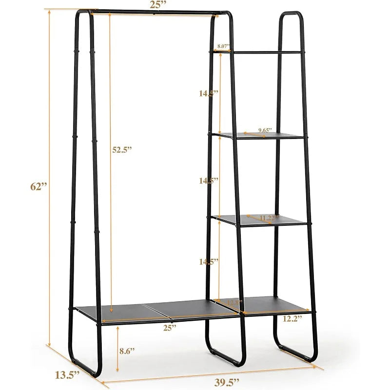 Freestanding Clothes Organizer Closet Rack