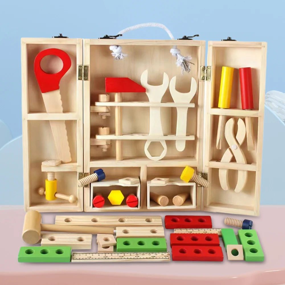 Kids Wooden Toolbox