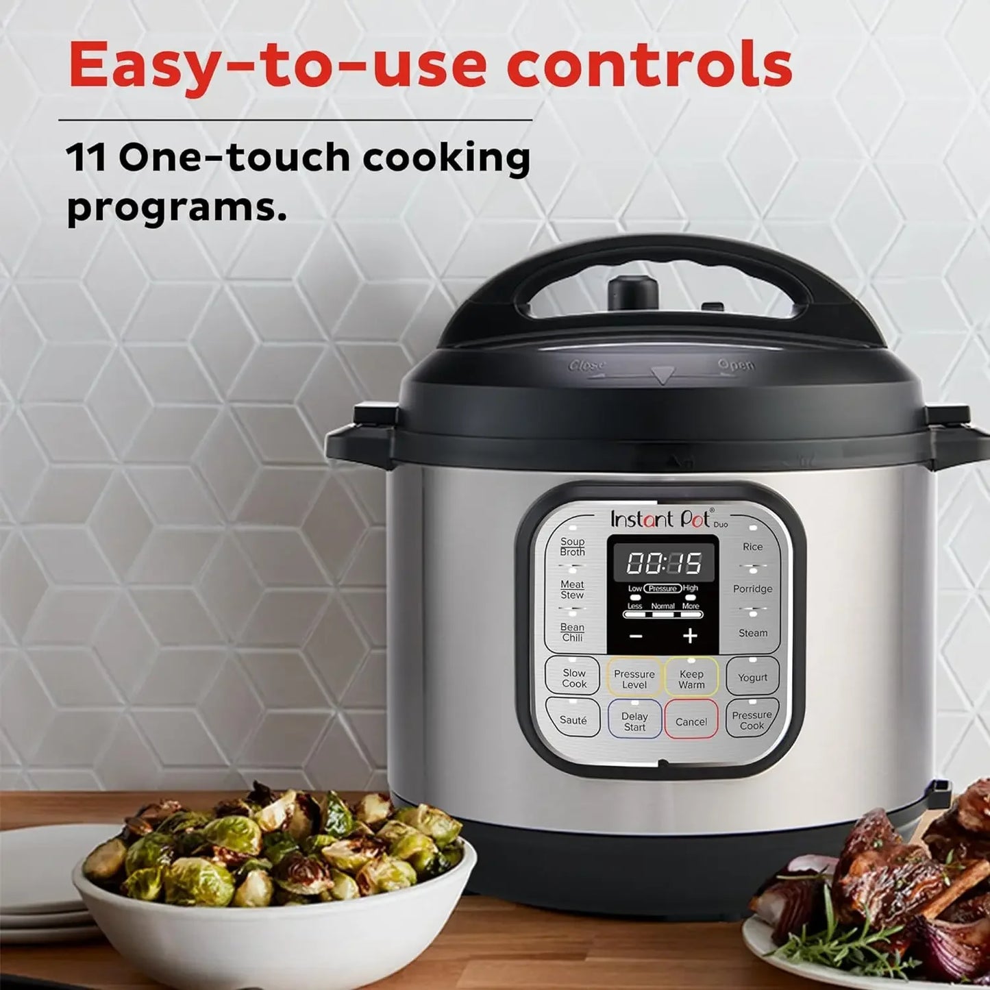 7-in-1 Mini Electric Pressure Cooker, Slow Cooker, Rice Cooker, Steamer, Sauté, Yogurt Maker, Warmer