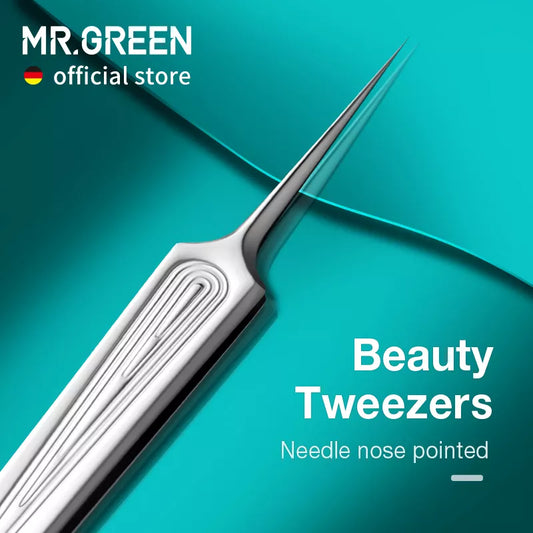 Ingrown Hair Tweezers Needle Nose Pointed