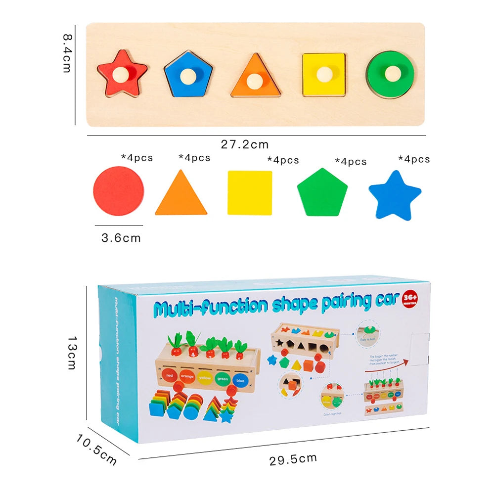 Wooden Stacking Matching Toys