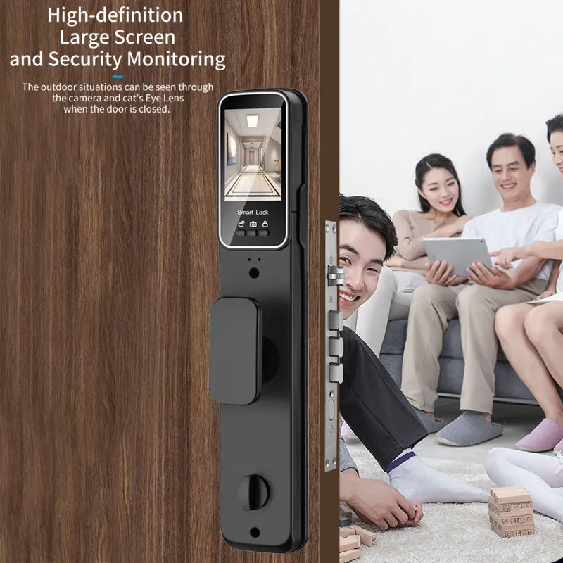 3D Face Smart Door Lock Security Camera