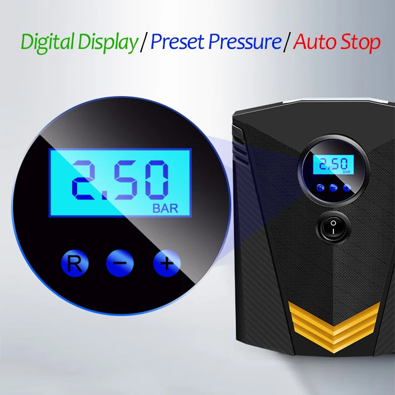 Air Compressor 12V Digital Electric Tire Inflator